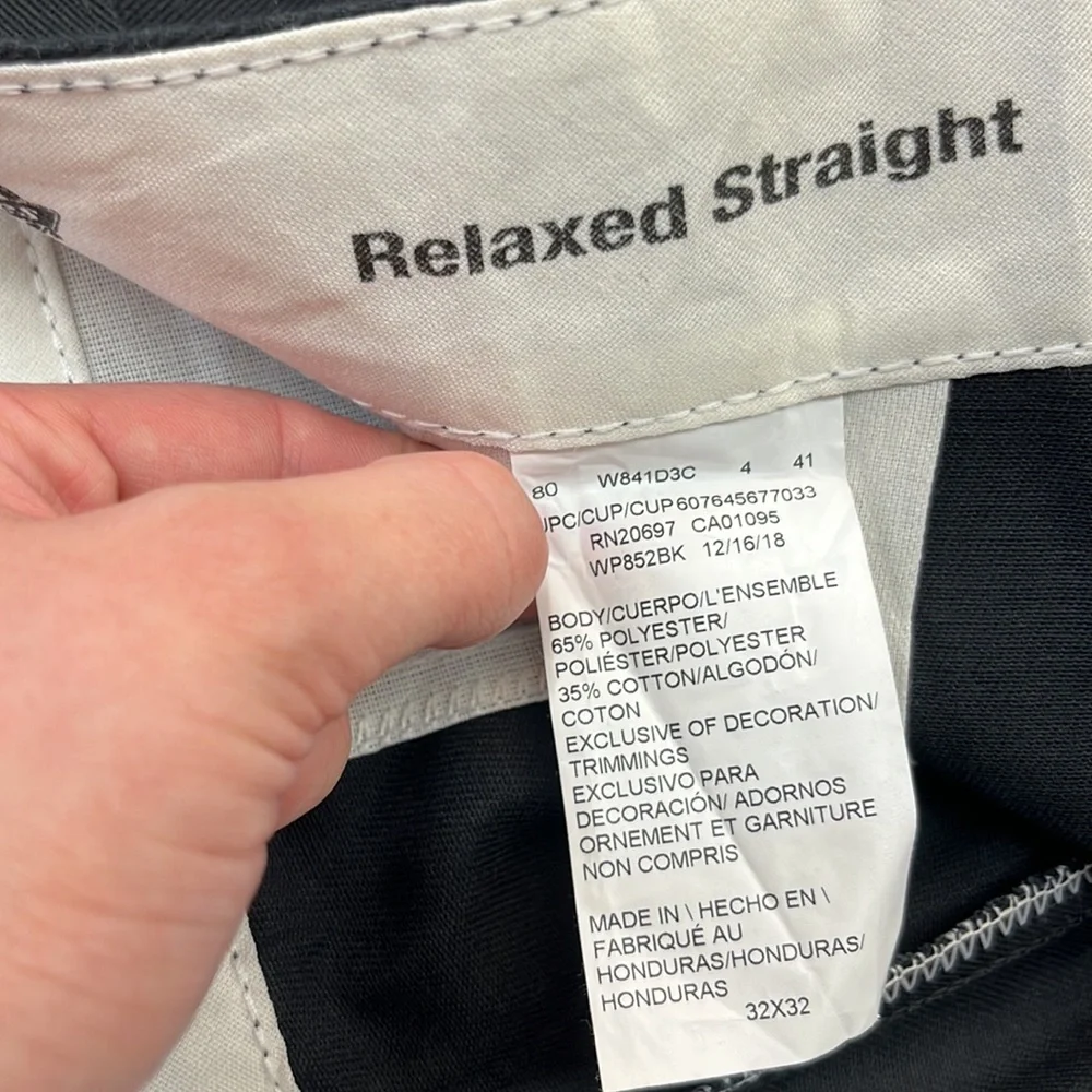 Black Dickies Double Knee Relaxed Fit Pants 32X32 - Picture 6 of 7